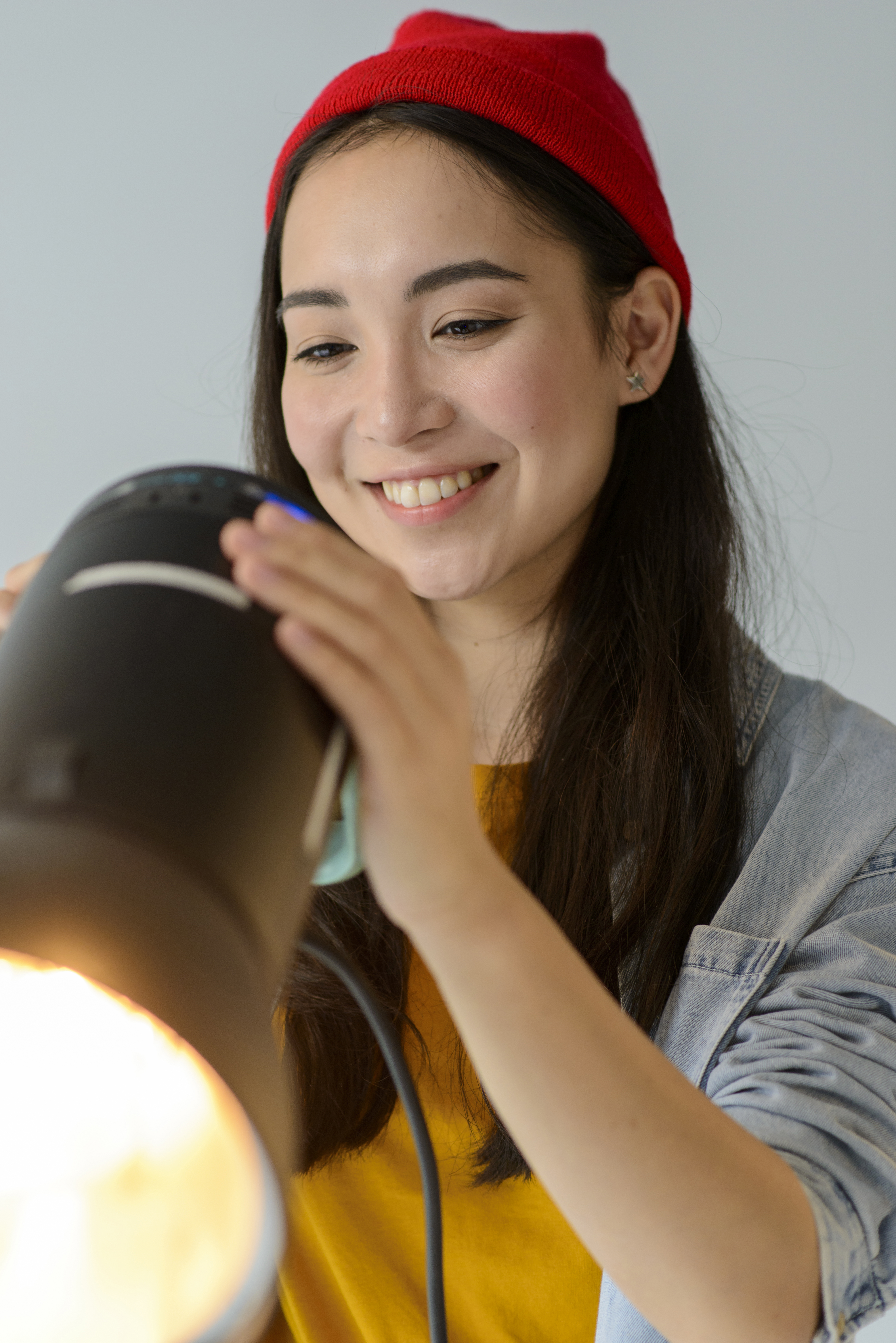 Creative professional smiling